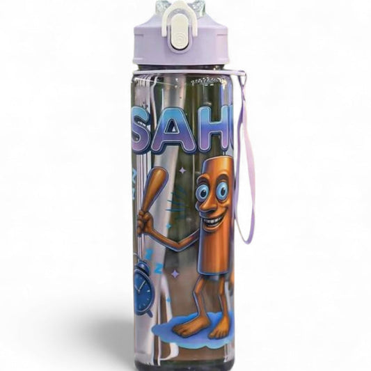 Tung Tung Tung Sahur Clear 700ml Italian BrainRot Water Bottle