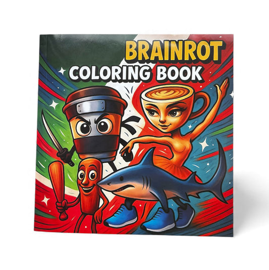 Italian Brainrot Coloring Book – Classic Characters Edition