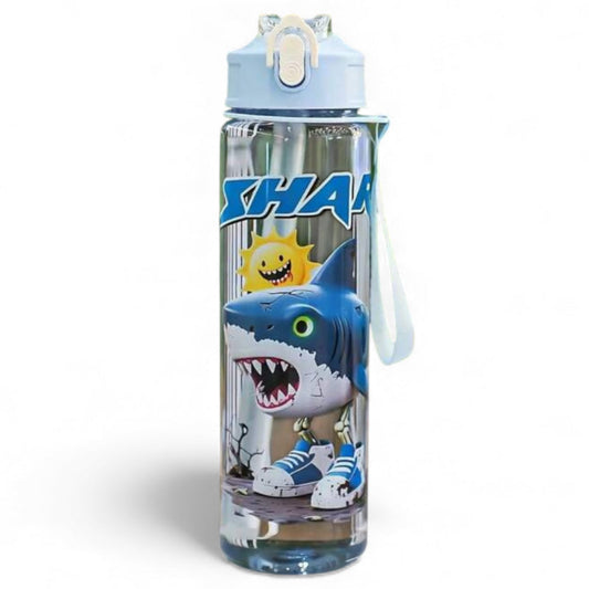 Tralalero Tralala Clear 700ml Italian Brainrot Water Bottle