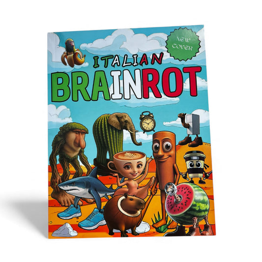 Italian Brainrot Surreal Character Collection Colouring Book