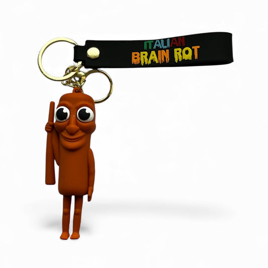 Italian Brainrot Tung Tung Tung Sahur Keyring