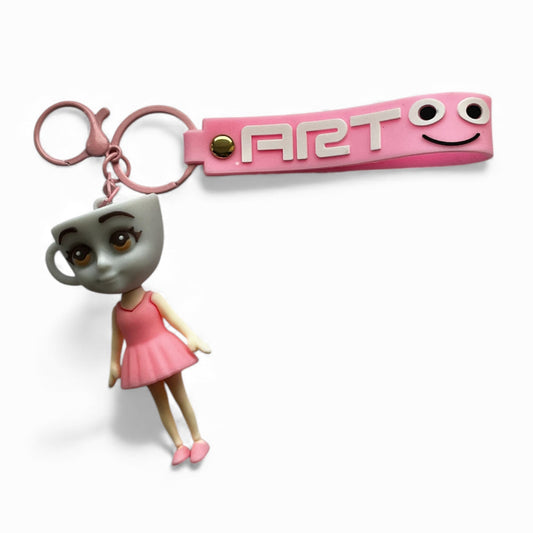 Italian Brainrot Ballerina Cappuccina Premium Keyring
