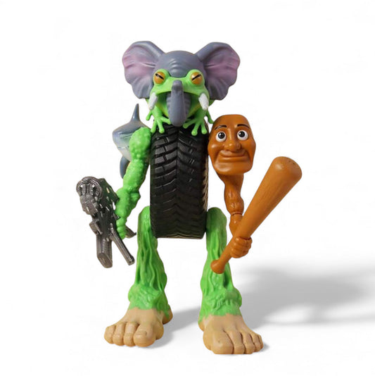 Italian Brainrot Fusion Figure – Jungle Beast Tyre Mutant (17cm Premium Collectible)